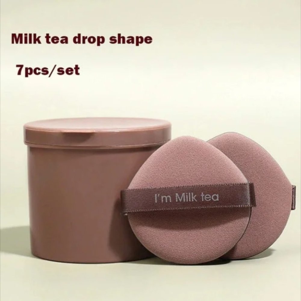 7PCS Cosmetic Puff Set Double Sided (water drop)